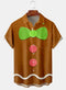 Men's Christmas Funny Graphic Short Sleeve Hawaiian Shirt